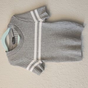 Cropped Sweater Tee